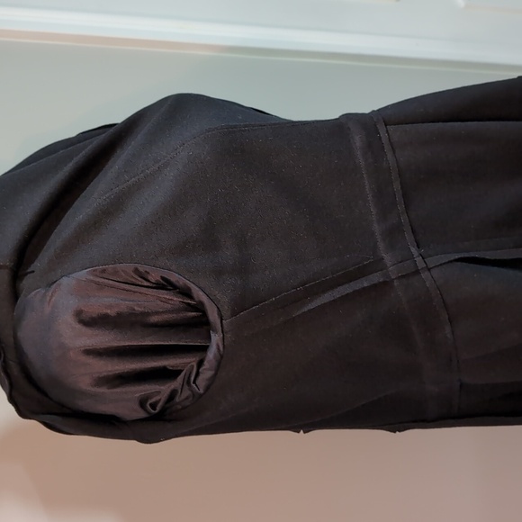 Marc Cain Black Button Down Wool Blazer with Peplum Detail,Size 5. - Picture 11 of 11